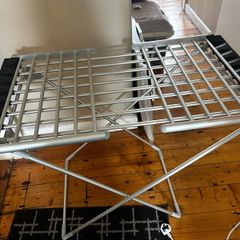 Electric/Heated clothes horse/airer with cover