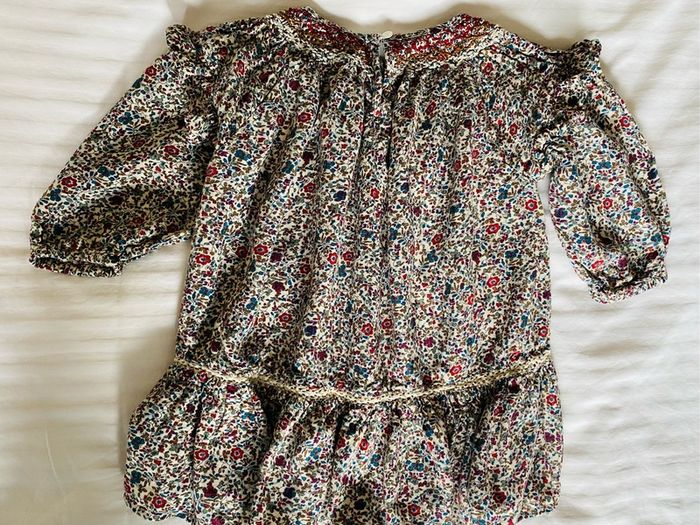 Long sleeved bohemian dress