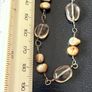 silver necklace with natural stones Image 10