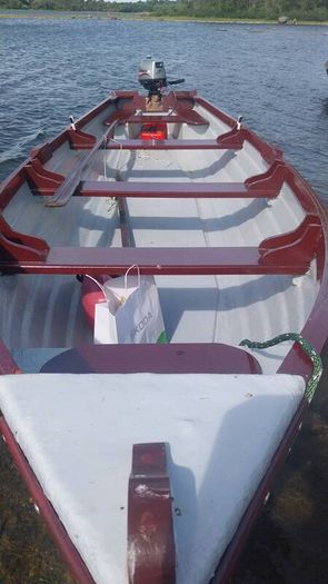 18ft lake boat 4hp mariner engine