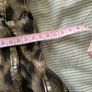 ba&sh Leopard Print Midi Dress Size 0 UK 8 Metallic Detail Image 9