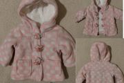 Pink Duffle Baby Coat, fleece lined, New With Tags