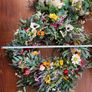 4 Artificial Door Wreaths Image 6