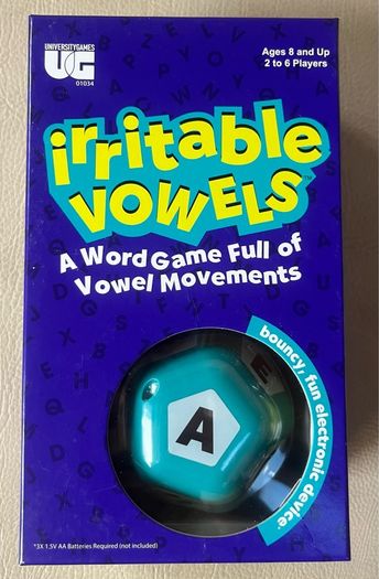 Irritable Vowels Board Game