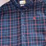 Timberland Navy Red Plaid Shirt Medium M Regular Fit Image 6