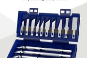 13Pcs Metal Carving Knife Pen Style Art Seal Cutting Manual Combination Paper Cuttings Non-Slip Gadget DIY Precision Repair Tool