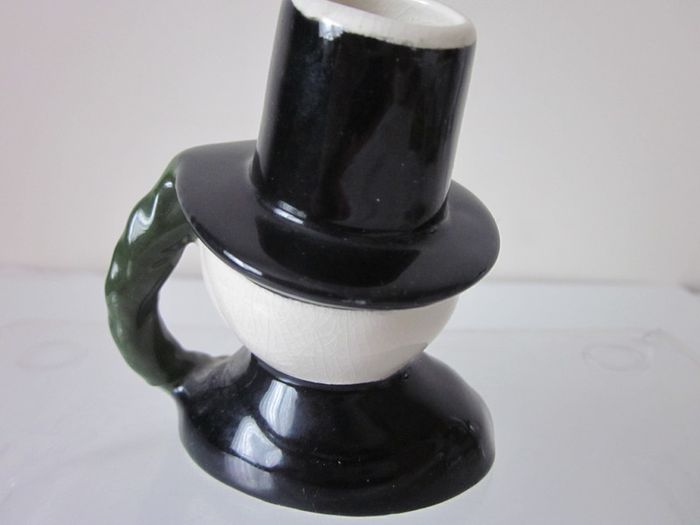 Vintage Kelsboro Ware Hand Painted  Miniture Toby Jug  Welsh Lady.