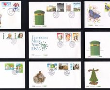 Collection 1985 Ireland Commemorative Stamps An Post First Day Cover (FDC). Collection of 8 covers