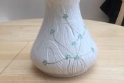 Large Beleek Shamrock Pattern Vase