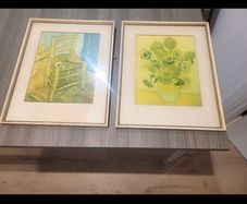 2 x vintage framed pictures