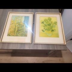 2 x vintage framed pictures