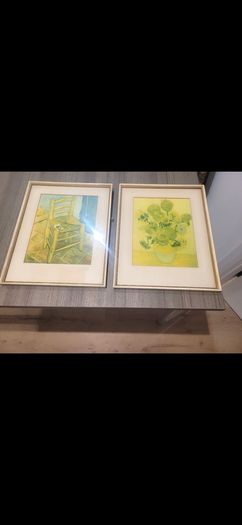 2 x vintage framed pictures