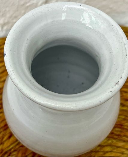 Judy Greene Irish studio pottery hand painted vase