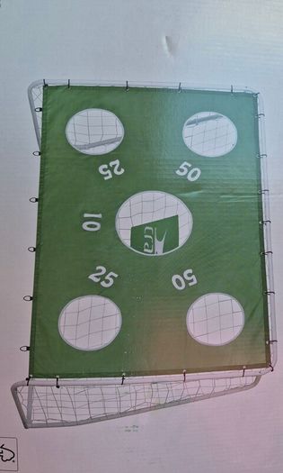 football goal with target
