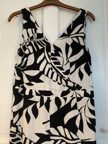 Linen mix jumpsuit Size 14
