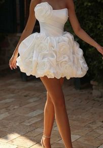 Handmade satin dress