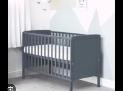 Baby Elegance Grey Baby Cot