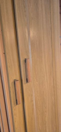 Wardrobe doors and frame