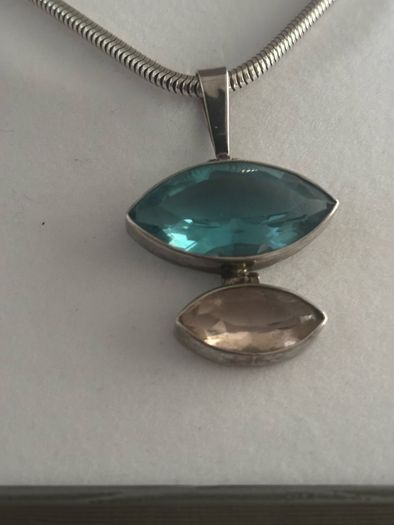 James Mary Kelly (JMK) Silver Pendant & Earrings
