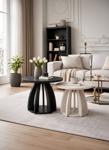 Zenith Nest Coffee Tables  Modern Set of 2
