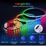 L Shaped Gaming Desk with LED Lights & Power Outlets, 100 x 80cm Small Corner Image 5