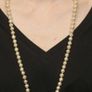 Christian Dior pearl necklace with carry bag Image 2