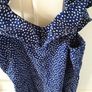 Navy Blue polka dot jumpsuit 12-13yr with pockets Image 5