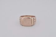 9KT Heavy Signet Style Ring