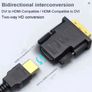DVI to HDMI Adapter DVI 24+1 to HDMI-Compatible Plated Plug DVI Male to HDMI-compatible Video Converter for PC HDTV Projector Image 4