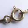 Vintage Sterling Silver 925 Gold Plated Arabic Necklace, Arabic Name Necklace length 16" - 3,9g Image 8