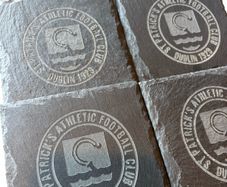 st pats Dublin slate coasters
