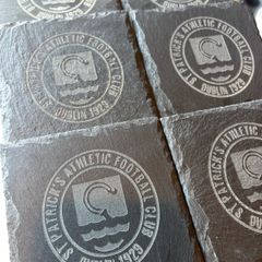 st pats Dublin slate coasters