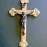 Old metal crucifix Souvenir of Mount Melleray Ireland Irish Co. Waterford Image 5