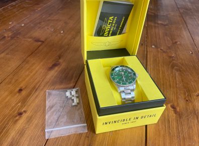 New Green Invicta Pro Diver Automatic 40mm Green