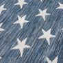 Ex display 100cm x 158cm distressed french navy and off white outdoor/indoor star rug Image 10