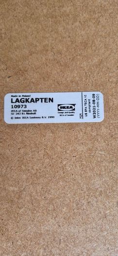 IKEA Lagkapten table and 2 Adils legs