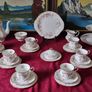 87 Piece Royal Albert Paragon Victoriana Rose Bone China Gold Gilt Dinner And Tea Service / Set For 10 Person Setting Made In England Image 7