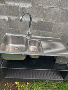free kitchen sink and a tap