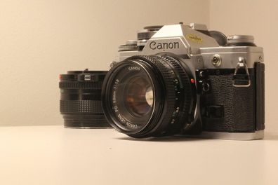 Canon  AE-1          35mm film camera