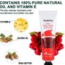 Hand Cream Gift Set,10 Packs w/Lips Balm&Foot Creams,Travel Size Mini for Very Dry Hands,Unique Christmas Stocking Fillers Birthday Valentines Day Gifts for Women Her Mum Wife Girlfriend Teacher (FREE POSTAGE) Image 6