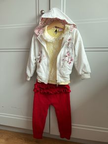 6 sets girls top and trousers sets