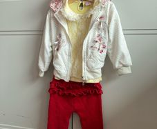 6 sets girls top and trousers sets
