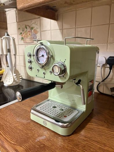 Swan retro Espresso coffee machine - Pistachio