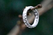Vintage Diamond Eternity / Wedding Band Ring - Platinum