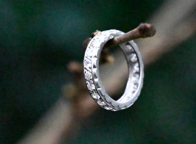 Vintage Diamond Eternity / Wedding Band Ring - Platinum
