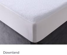 Brand New Downland Terry Towelling Waterproof Mattress Protector - RRP - 18.00 - Sterling - 24.00 - Euro