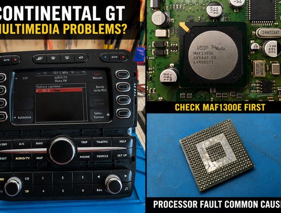 Bentley Continental GT Multimedia Repair