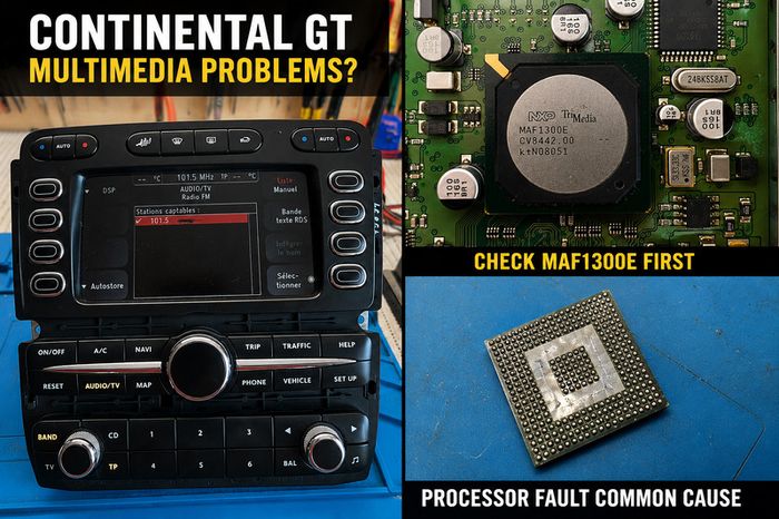Bentley Continental GT Multimedia Repair