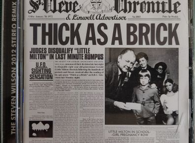 Jethro Tull - Thick As A Brick (The 2012 Steven Wilson Stereo Remix) CD Prog Rock EX+