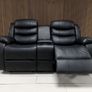 Roma Leather Wireless Charging Recliner Sofa Set Image 9